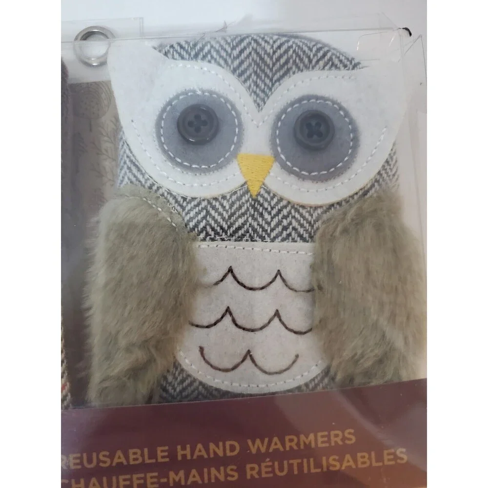 Thera Well Cloth Reuseable Hand Warmers NWT Puppy Owl